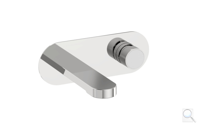 Umyvadlová baterie SAT Fusion včetně podomítkového tělesa bílé sklo lesk SATBSFU101BS. obr. 1