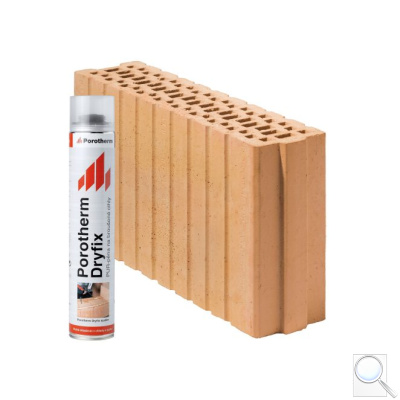 Cihla Porotherm 11.5 AKU Profi Dryfix - Akustická broušená. obr. 1