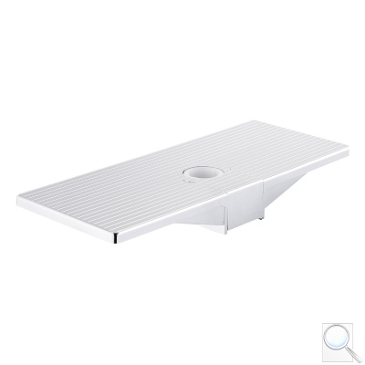 Univerzální posuvná polička Siko pro tyče a sprchové sloupy, ABS/chrom SIKOBSPT41.