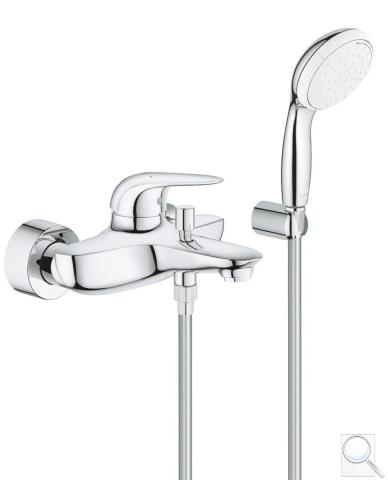 Páková vanová baterie Grohe Eurostyle s příslušenstvím, chrom 2372930A obr. 1