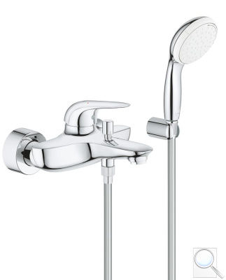Páková vanová baterie Grohe Eurostyle s příslušenstvím, chrom 2372930A. obr. 1