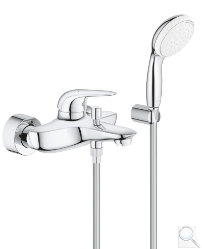 Páková vanová baterie Grohe Eurostyle s příslušenstvím, chrom 2372930A. obr. 1