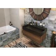 Umyvadlová baterie SAT Fusion bez výpusti páka tmavé dřevo SATBSFU271DTC. &nbsp;(7)