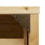 Koupelnová skříňka pod umyvadlo Naturel Country 120x72,5x51 cm přírodní COUNTRY120ZBUMNA. obr. 7&nbsp;