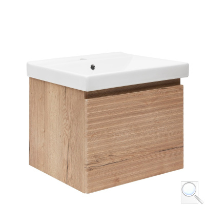 Koupelnová skříňka s umyvadlem Naturel Savona 58x43x44,8 cm dub halifax mat SAVONA60DHU1. obr. 1