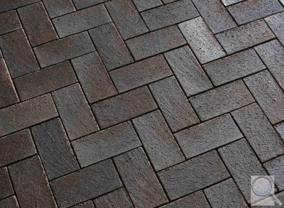 Venkovní dlažba P 609 umbra ferrum. P 609 umbra ferrum, cihlová dlažba