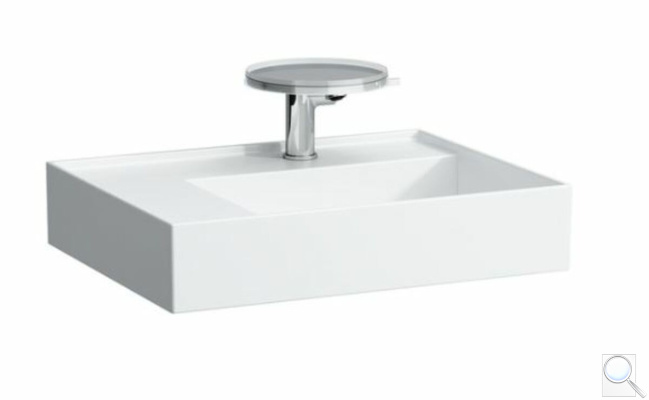 Umyvadlo Laufen Kartell By Laufen 60x46 cm otvor pro baterii, bez přepadu H8103350001111. obr. 1