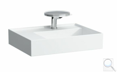 Umyvadlo Laufen Kartell By Laufen 60x46 cm otvor pro baterii, bez přepadu H8103350001111. obr. 1