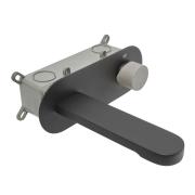 Umyvadlová baterie SAT Fusion včetně podomítkového tělesa páka beton SATBSFU101BC. &nbsp;(3)