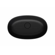 Umyvadlo na desku SAT Aula 60x36 cm černá mat bez otvoru pro baterii, bez přepadu SATAU6036C. obr. 2