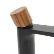 Umyvadlová baterie SAT Fusion bez výpusti páka tmavé dřevo SATBSFU271DTC. &nbsp;(5)