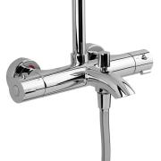 Sprchový systém Optima s vanovým termostatem bílá/chrom OPTIMASSTZV. obr. 2