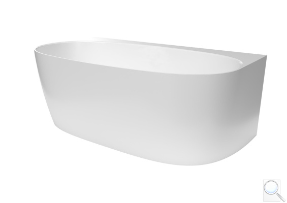 Volně stojící vana SAT Agnes 158x86 cm litý mramor levá i pravá SATAG1580. obr. 1