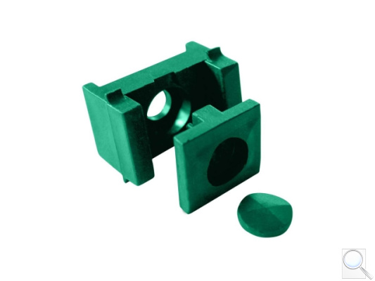 Příchytka pro PILOFOR® – PRO na sloupek 60 × 40 mm, PVC - zelená. 