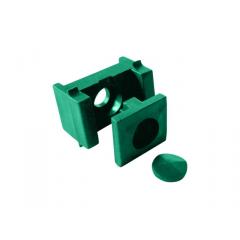 Příchytka pro PILOFOR® – PRO na sloupek 60 × 40 mm, PVC - zelená