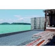 Skleněná mozaika Mosavit Gomera šedá. &nbsp;