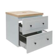 Koupelnová skříňka pod desku Naturel Forli 80x45x46 cm šedá mat FORLI80GMD. obr. 3