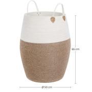 Koš na prádlo SAT hnědá SATDKOSBVH. &nbsp;(5)