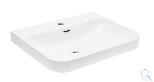 Nábytkové umyvadlo SAT Fusion 60,5x46 cm otvor pro baterii uprostřed SATFUS6046. obr. 1