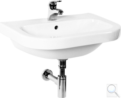 Umyvadlo Jika Deep 60x45 cm otvor pro baterii uprostřed H8126130001041. obr. 1