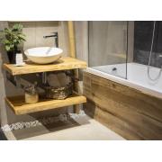 Deska pod umyvadlo Naturel Wood 80x55 cm dub DMDUB80XX. obr. 4 