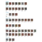 Tvarovka oboustranně štípaná dělitelná - plotová. Barvy KB 7-21 B Standard