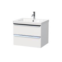 Koupelnová skříňka s umyvadlem Naturel Pavia 65x53x49 cm, 855x53x49 cm, 105x53x49 cm bílá mat chrom úchytka