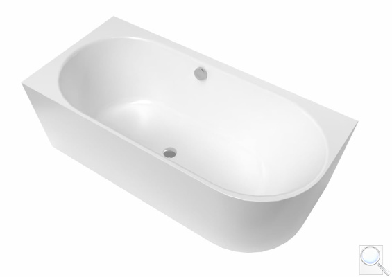 Volně stojící vana SAT Vision 160x75 cm akrylát levá SATVVI1600L. obr. 1