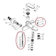 Přepínač SIKO Lucida NDLU222PREP. Technický nákres&nbsp;