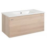 Koupelnová skříňka s umyvadlem Naturel Ancona 60x45x46 cm, 75x45x46 cm, 90x45x46 cm, 100x45x46 cm akácie (90x45x46 cm ANCONA290DV)