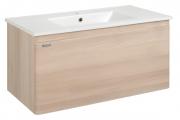 Koupelnová skříňka s umyvadlem Naturel Ancona 60x45x46 cm, 75x45x46 cm, 90x45x46 cm, 100x45x46 cm akácie (90x45x46 cm ANCONA290DV)