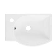 Umyvadlo SAT Brevis 40,5x28 cm otvor pro baterii vlevo SATBRE4028L. &nbsp;(2)