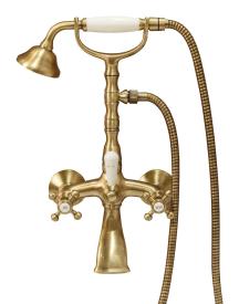 Vanová baterie Paffoni Belinda se sprchovým setem 150 mm bronz FBL023BR