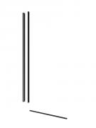 Sprchová zástěna Walk-in 100 cm SAT v barvě profilu PVD Gun metal SATBWI100PRGM (obr. 3)