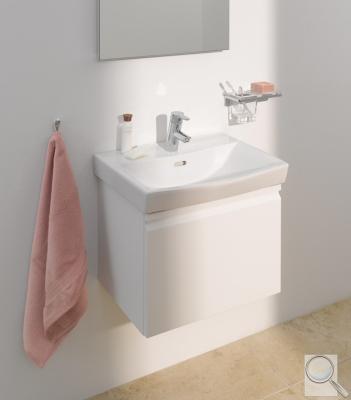 Koupelnová skříňka pod umyvadlo Laufen Pro Nordic 55x37x39 cm bílá 8303.7.095.463.1 obr. 1