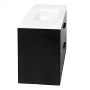 Koupelnová skříňka s umyvadlem Jika Plan 100x44,1x62,2 cm dub tmavý H4536521763021 (obr. 3)