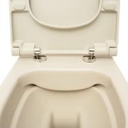 WC se sedátkem softclose závěsné VitrA S60 taupe mat zadní odpad 7510-020-6319. (7)