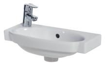Nábytkové umývátko Jika Tigo 45x23,5 cm otvor pro baterii vlevo H8152120001051