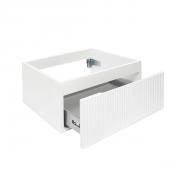Koupelnová skříňka s umyvadlem SAT Evolution 78x30x44,8 cm bílá mat SATEVO80WMU2B (obr. 5)