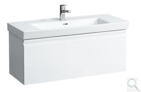 Koupelnová skříňka pod umyvadlo Laufen Pro Nordic 97x45x37,2 cm bílá 8315.7.095.463.1 obr. 1