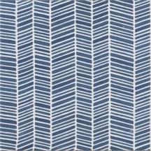 Dlažba Tonalite Aquarel navy blu cream stripe modrá