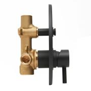 Sprchová baterie Paffoni Light s přepínačem černý mat LIG015NO. im-1200-LIG015NO-003 