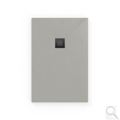 Sprchová vanička obdélníková SAT Alek 120x90 cm litý mramor šedá SATALEK12090S. obr. 1