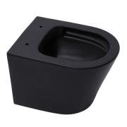 WC se sedátkem softclose závěsné SAT Infinitio černá mat zadní odpad SATINF010RREXPBKM. obr. 2 