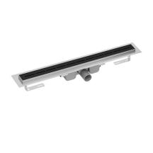 Podlahová vpust Ravak Runway 82 cm černá nerez X01751