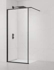 Sprchová zástěna SAT Walk-In se stírací lištou 140 cm SATWISL140C