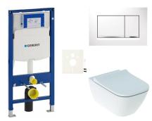 Závěsný WC set do lehkých stěn / předstěnový Geberit Smyle SIKOGESSMSS30