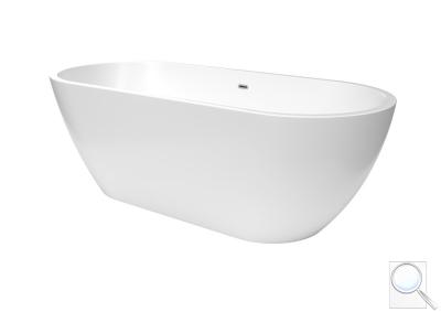 Volně stojící vana SAT Dua 170x75 cm akrylát levá i pravá SATDUA1700 obr. 1