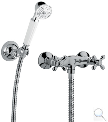 Sprchová baterie Paffoni Ricordi se sprchovým setem 150 mm chrom IR168D.
