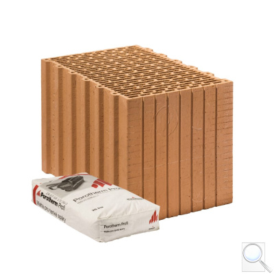 Cihla Porotherm 38 Profi - Broušená. obr. 1